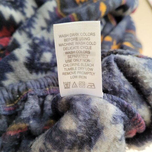 Kingsize Fleece Jacket Mens XLTall Full Zip Aztec Southwest Stretch Waist Pocket - Picture 9 of 10